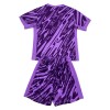 Camisetas Paris Saint Germain Purple Portero 2024-25 - Niño (+ Pantalones)